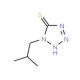 1-isobutyl-1H-tetrazole-5-thiol - chemical structure image