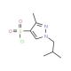 1-Isobutyl-3-methyl-1H-pyrazole-4-sulfonyl chloride (CAS 1006453-74-2) - chemical structure image