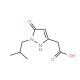 (1-isobutyl-5-oxo-2,5-dihydro-1H-pyrazol-3-yl)acetic acid - chemical structure image