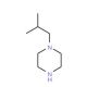 1-isobutylpiperazine (CAS 5308-28-1) - chemical structure image