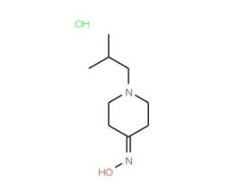 1-isobutylpiperidin-4-one oxime hydrochloride - chemical structure image