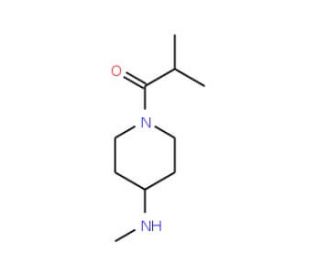 1-Isobutyryl-4-(methylamino)piperidine - chemical structure image