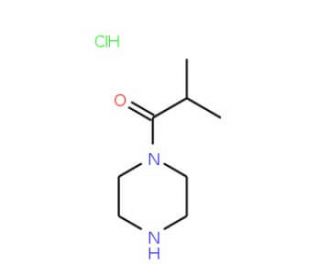 1-isobutyrylpiperazine hydrochloride (CAS 71260-16-7) - chemical structure image