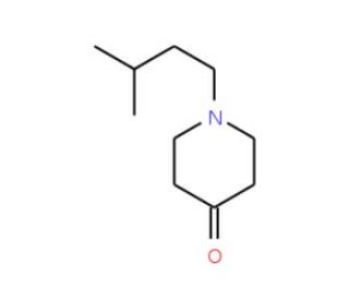 1-Isopentyltetrahydro-4(1H)-pyridinone (CAS 90890-88-3) - chemical structure image