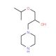 1-Isopropoxy-3-piperazin-1-yl-propan-2-ol - chemical structure image