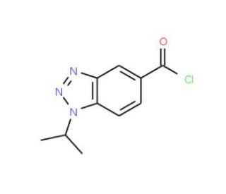 1-Isopropyl-1H-1,2,3-benzotriazole-5-carbonyl chloride (CAS 679806-67-8) - chemical structure image