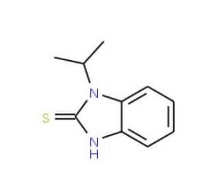 1-Isopropyl-1H-benzoimidazole-2-thiol (CAS 2416-65-1) - chemical structure image