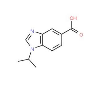 1-Isopropyl-1H-benzoimidazole-5-carboxylic acid - chemical structure image