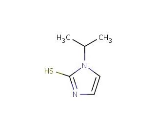 1-isopropyl-1H-imidazole-2-thiol - chemical structure image