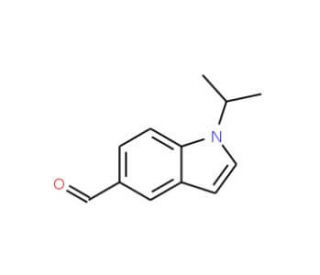 1-isopropyl-1H-indole-5-carbaldehyde - chemical structure image