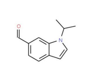 1-isopropyl-1H-indole-6-carbaldehyde - chemical structure image