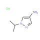 1-Isopropyl-1H-pyrazol-4-ylamine hydrochloride - chemical structure image