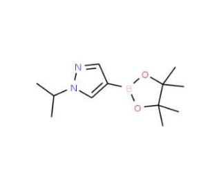 1-Isopropyl-1h-pyrazole-4-boronic acid, pinacol ester (CAS 879487-10-2) - chemical structure image