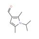 1-isopropyl-2,5-dimethyl-1H-pyrrole-3-carbaldehyde (CAS 18870-77-4) - chemical structure image