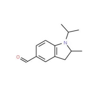 1-Isopropyl-2-methyl-2,3-dihydro-1H-indole-5-carbaldehyde - chemical structure image