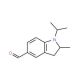 1-Isopropyl-2-methyl-2,3-dihydro-1H-indole-5-carbaldehyde - chemical structure image