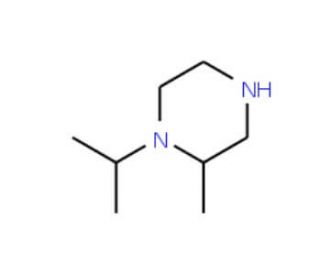 1-Isopropyl-2-methyl-piperazine (CAS 26864-96-0) - chemical structure image
