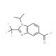 1-Isopropyl-2-(trifluoromethyl)-1H-benzimidazole-5-carbonyl chloride (CAS 690632-69-0) - chemical structure image