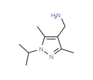 (1-Isopropyl-3,5-dimethyl-1H-pyrazol-4-yl)-methylamine - chemical structure image