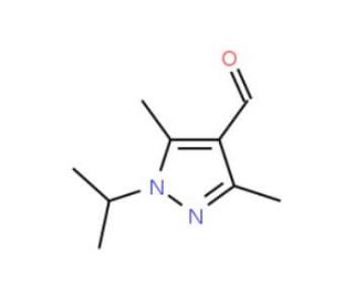 1-Isopropyl-3,5-dimethyl-1H-pyrazole-4-carbaldehyde (CAS 890626-07-0) - chemical structure image