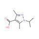 1-Isopropyl-3,5-dimethyl-1H-pyrazole-4-carboxylic acid (CAS 1007542-01-9) - chemical structure image