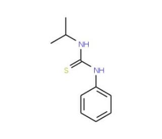 1-Isopropyl-3-phenyl-2-thiourea (CAS 15093-36-4) - chemical structure image