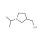 (1-Isopropyl-3-pyrrolidinyl)methanol (CAS 2148-53-0) - chemical structure image
