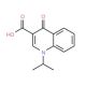 1-Isopropyl-4-oxo-1,4-dihydro-3-quinolinecarboxylic acid (CAS 53977-47-2) - chemical structure image