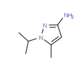 1-Isopropyl-5-methyl-1H-pyrazol-3-ylamine - chemical structure image