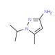 1-Isopropyl-5-methyl-1H-pyrazol-3-ylamine - chemical structure image