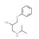 1-Isopropylamino-3-phenoxy-propan-2-ol (CAS 7695-63-8) - chemical structure image