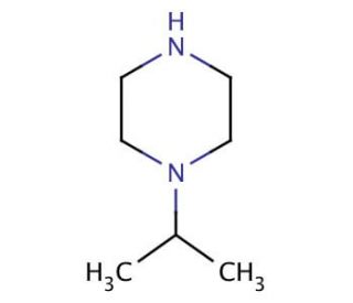 1-Isopropylpiperazine (CAS 4318-42-7) - chemical structure image