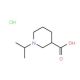 1-Isopropylpiperidine-3-carboxylic acid hydrochloride (CAS 50678-87-0) - chemical structure image