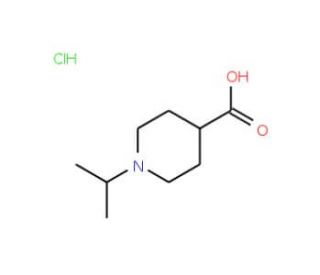 1-Isopropylpiperidine-4-carboxylic acid hydrochloride - chemical structure image