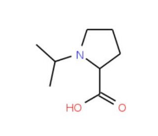 1-isopropylproline (CAS 342793-00-4) - chemical structure image