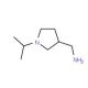 (1-Isopropylpyrrolidin-3-yl)methylamine (CAS 90203-08-0) - chemical structure image