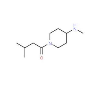 1-Isovaleryl-4-(methylamino)piperidine - chemical structure image