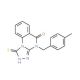 1-Mercapto-4-(4-methyl-benzyl)-4H-[1,2,4]triazolo[4,3-a]quinazolin-5-one - chemical structure image