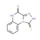 1-mercapto[1,2,4]triazolo[4,3-a]quinoxalin-4(5H)-one (CAS 540760-27-8) - chemical structure image