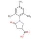 1-mesityl-5-oxopyrrolidine-3-carboxylic acid (CAS 63675-25-2) - chemical structure image