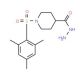 1-(Mesitylsulfonyl)piperidine-4-carbohydrazide - chemical structure image