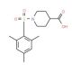 1-(mesitylsulfonyl)piperidine-4-carboxylic acid - chemical structure image