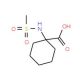 1-methanesulfonamidocyclohexane-1-carboxylic acid - chemical structure image