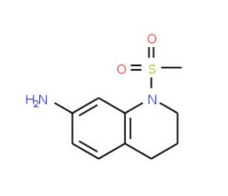 1-Methanesulfonyl-1,2,3,4-tetrahydro-quinolin-7-ylamine - chemical structure image