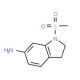 1-Methanesulfonyl-2,3-dihydro-1H-indol-6-ylamine - chemical structure image
