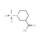 1-Methanesulfonyl-piperidine-3-carboxylic acid (CAS 304026-07-1) - chemical structure image