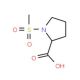 1-Methanesulfonyl-pyrrolidine-2-carboxylic acid - chemical structure image