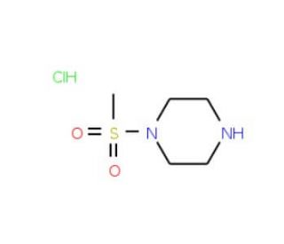 1-Methanesulfonylpiperazine hydrochloride (CAS 55276-43-2) - chemical structure image