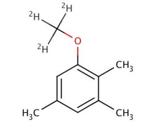 1-Methoxy-2,3,5-trimethylbenzene-d3 (CAS 1189725-66-3) - chemical structure image