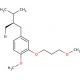 1-Methoxy-2-(3-methoxypropoxy)-4-[(3-bromo-(2R)-isopropyl)propyl]benzene - chemical structure image